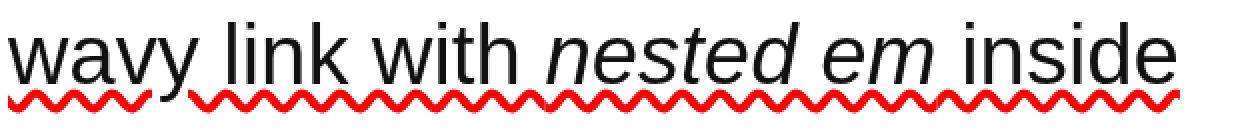 After: continuous wavy underline