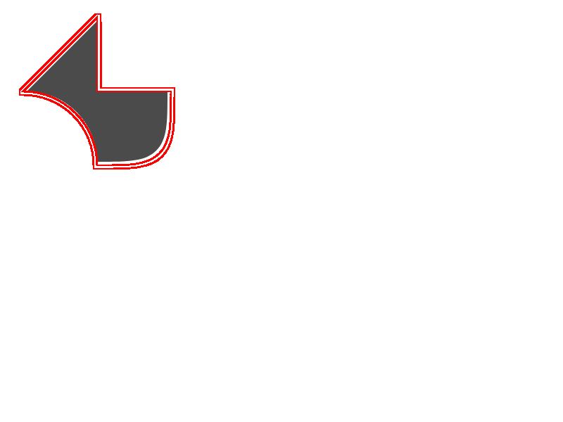 Changed pixels between affected and fixed rendering