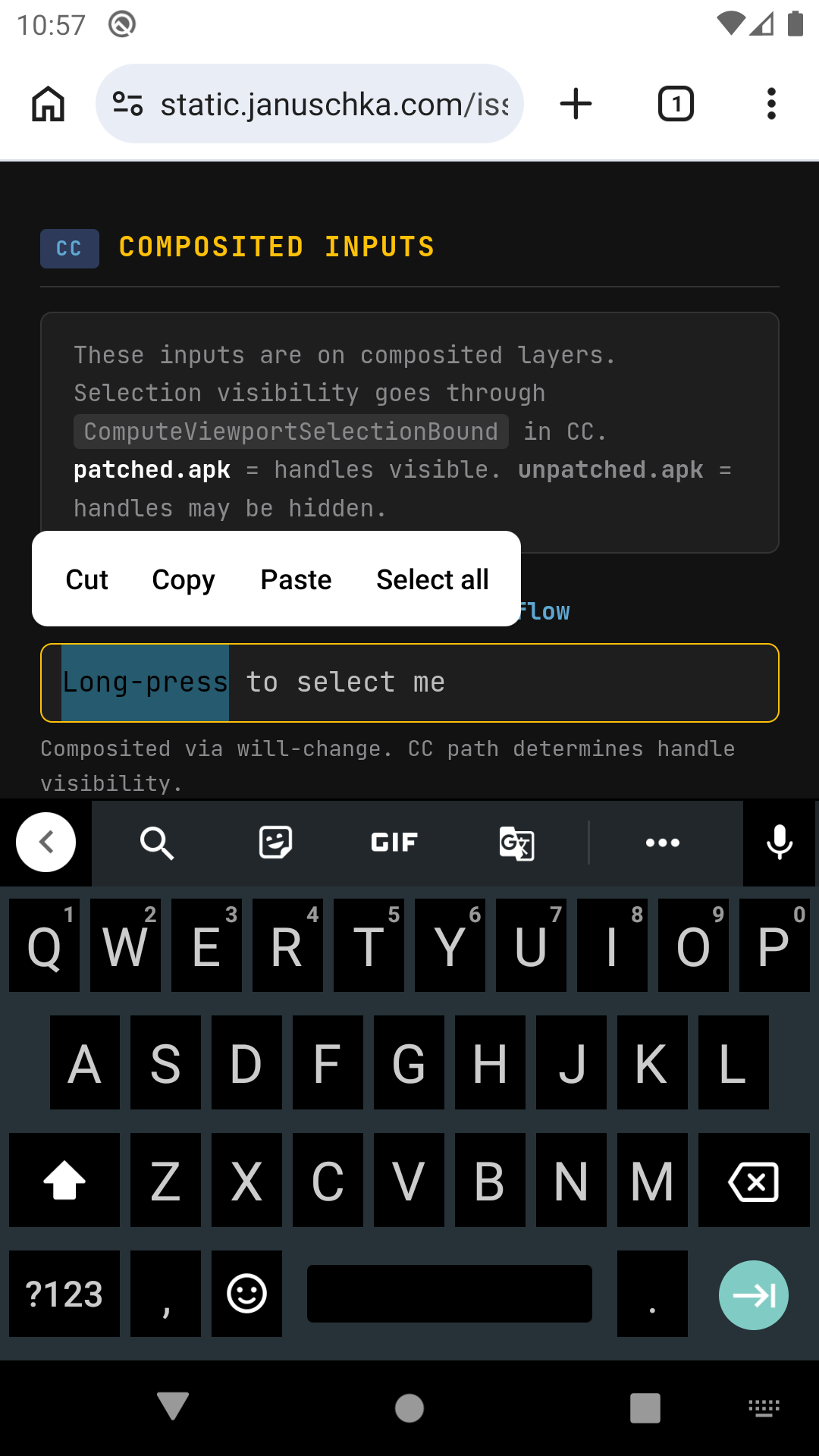 CC Unpatched - handles hidden